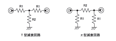 減衰器　回路図